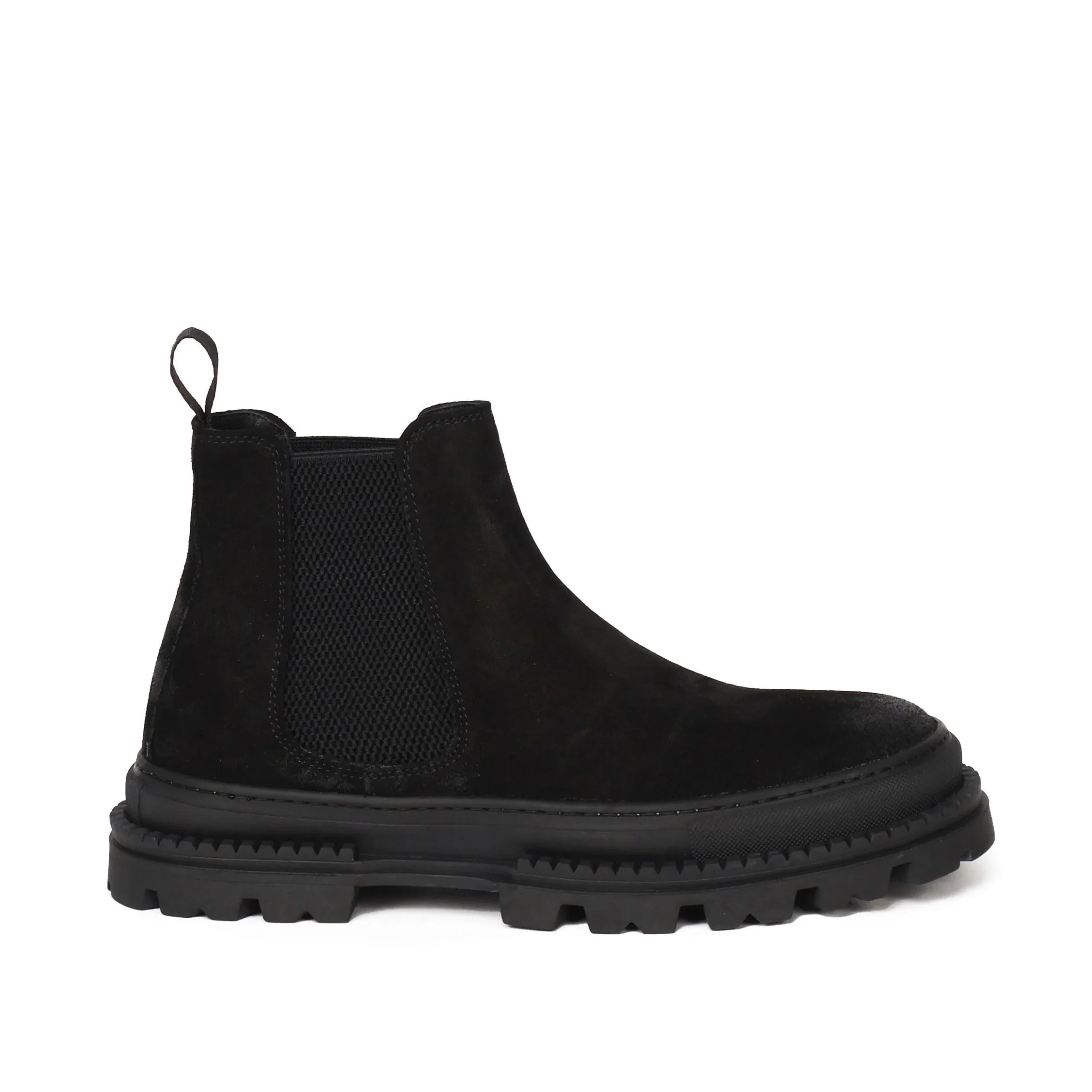 Sergio Ankle Boots | Black | In Suede