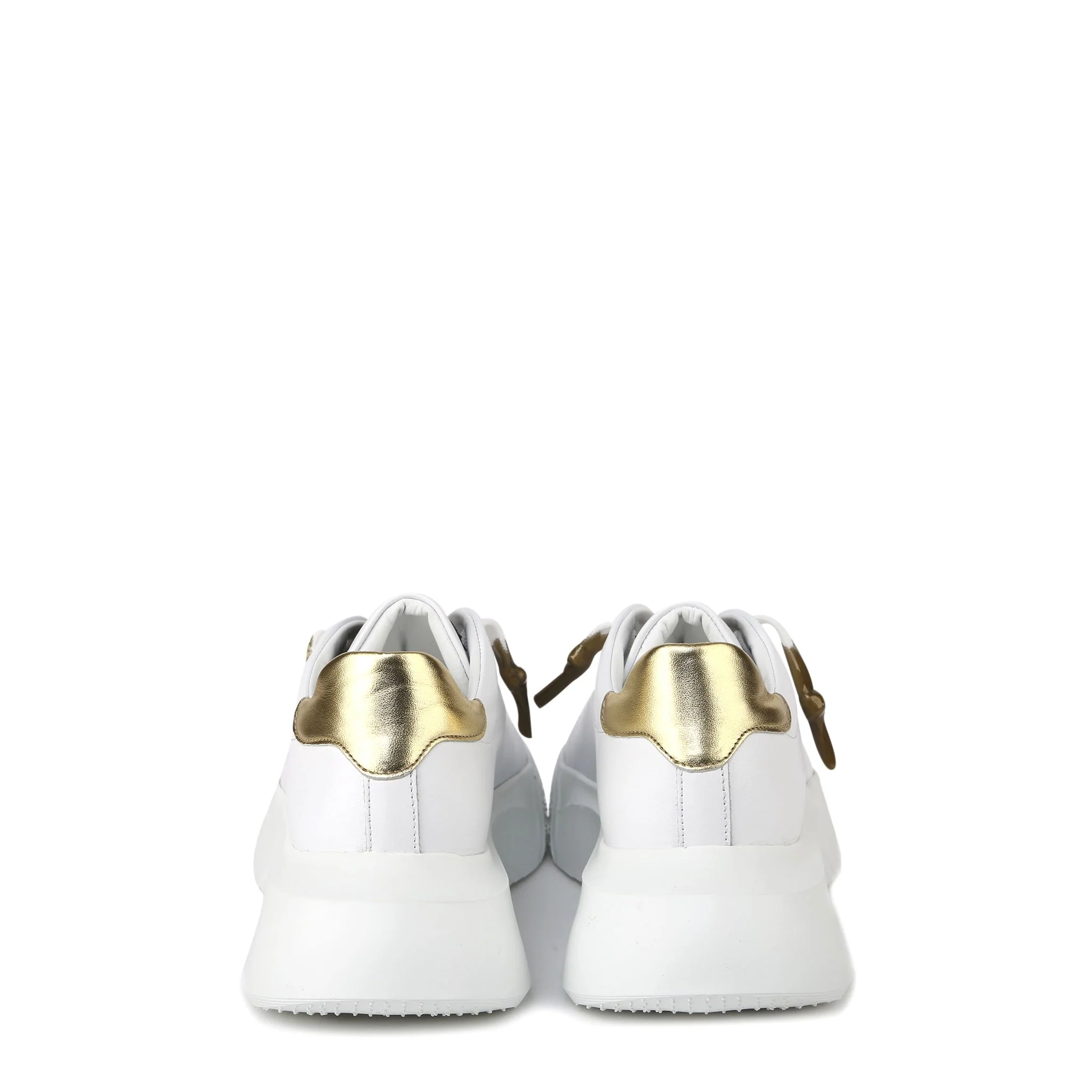 Nemesis Sneakers | Nappa With Gold Trim | Woman