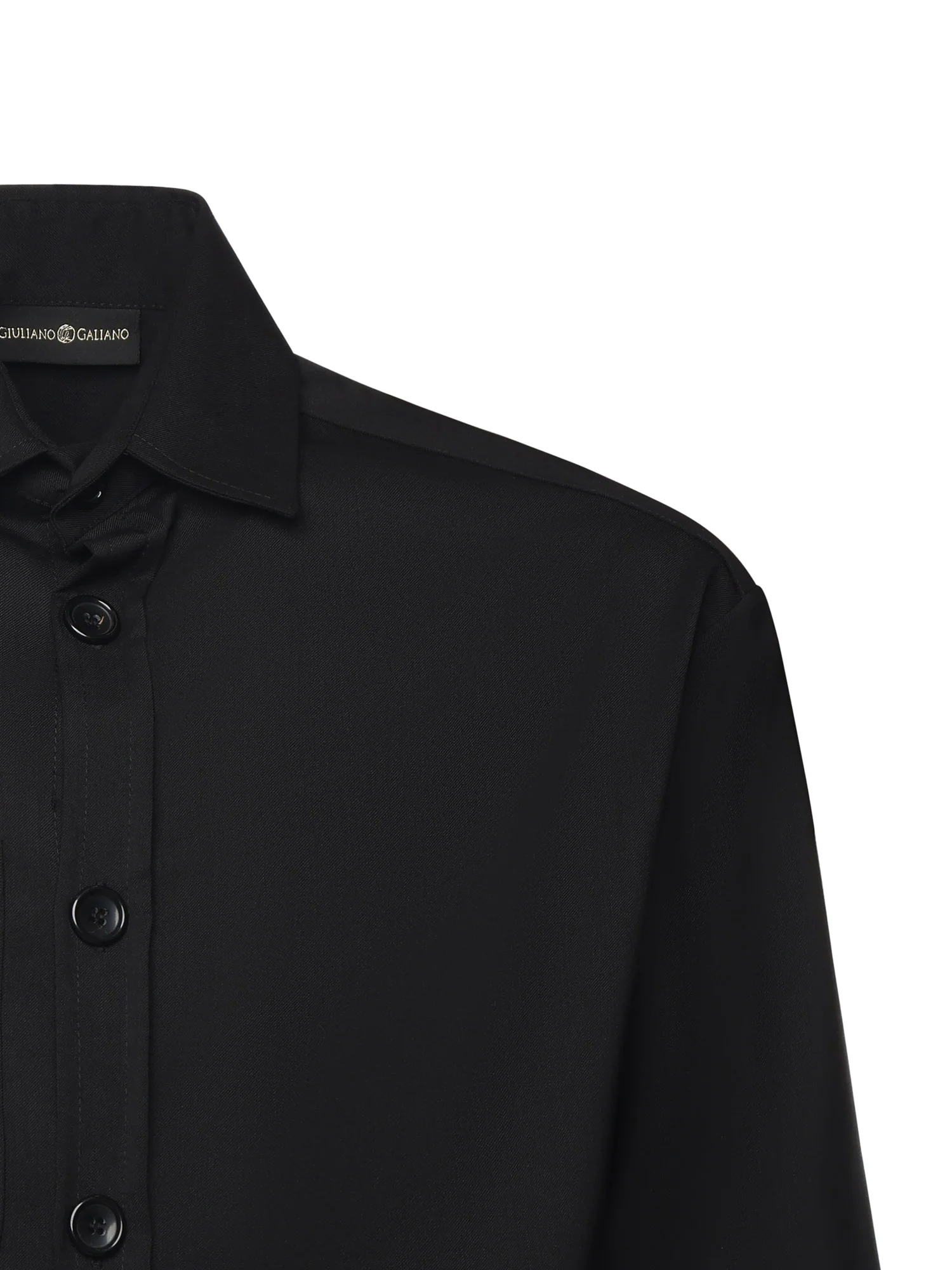 Tobhias wool shirt | Black