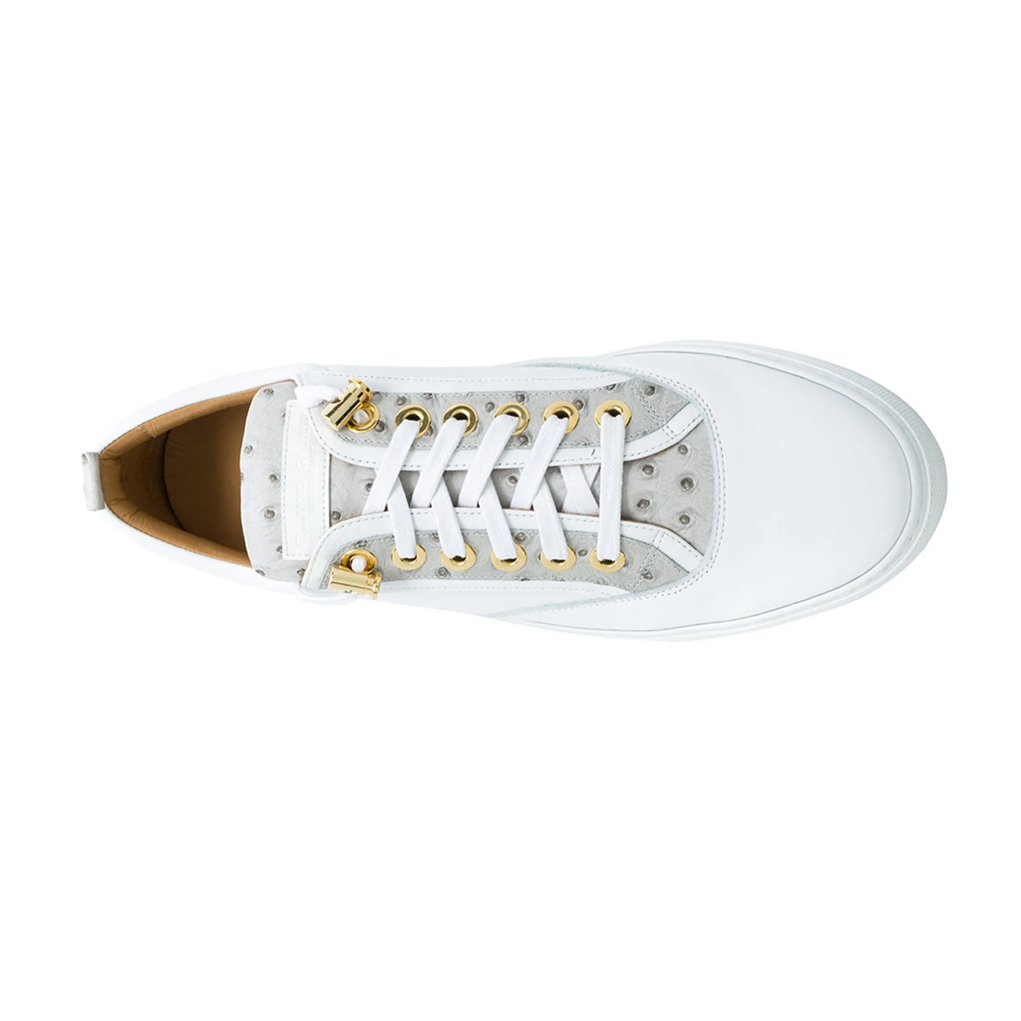 Caviar Low White | White | Ostrich | Limited Edition