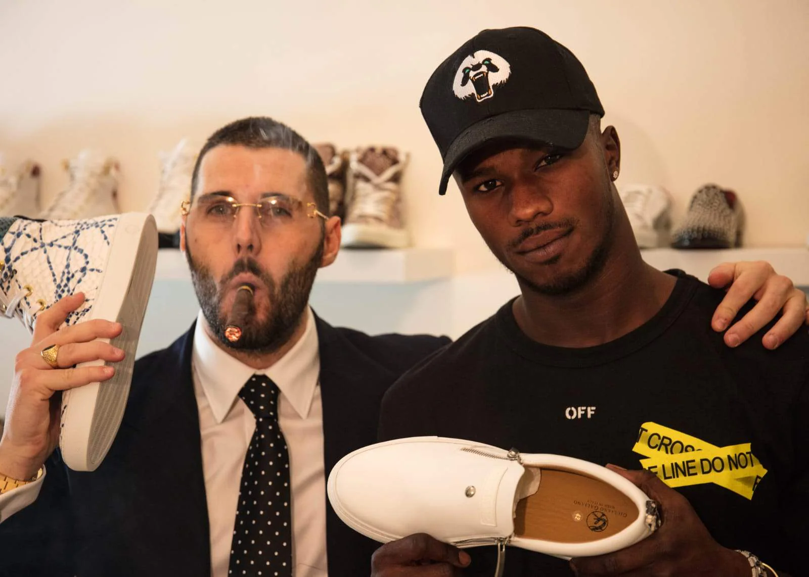 Slip-on White | Grey | Python