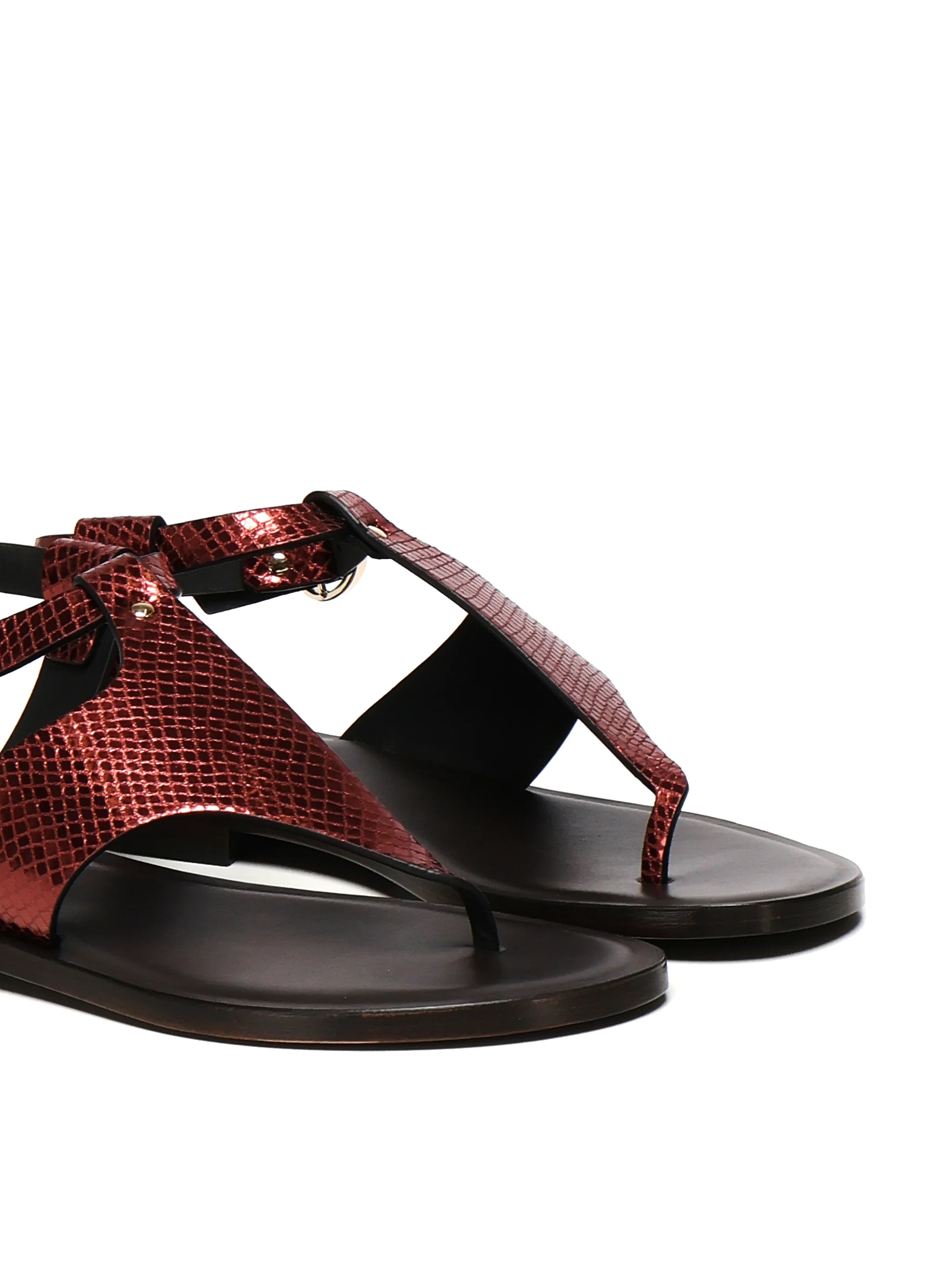 Sissy Sandals | Bordeaux