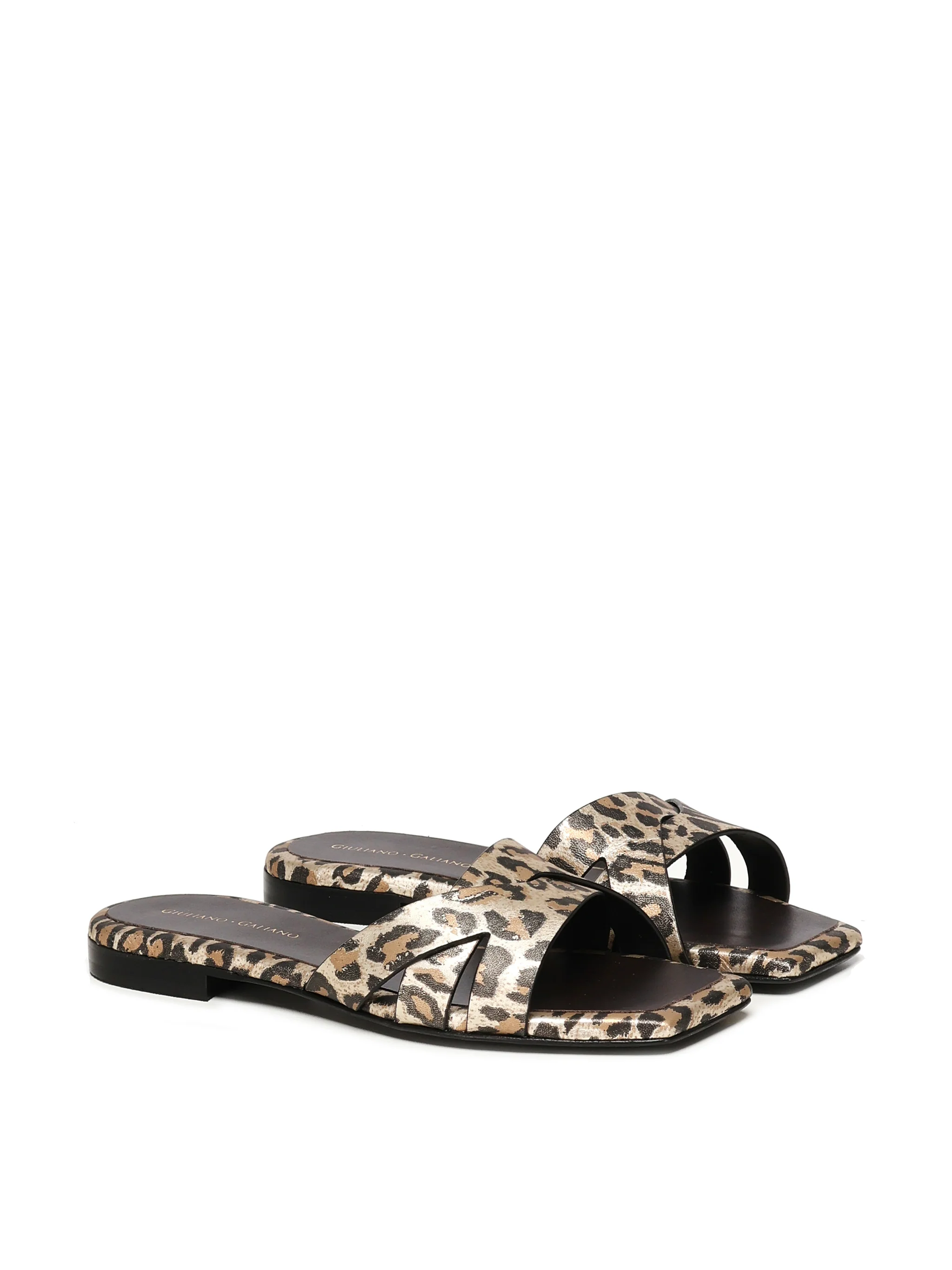 Miryam Flat Sandals | Leopard