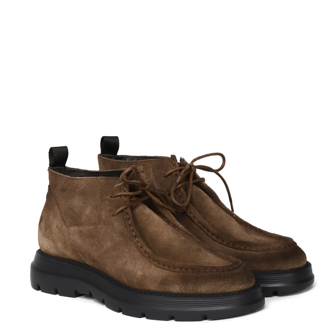 Polacchine Caviar | Brown | In suede