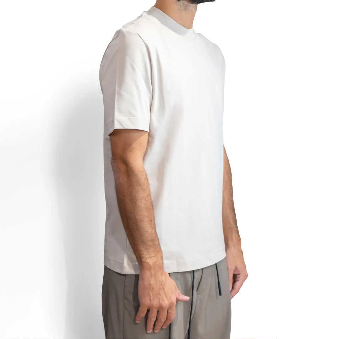 T-Shirt Beige | Cotton Premium