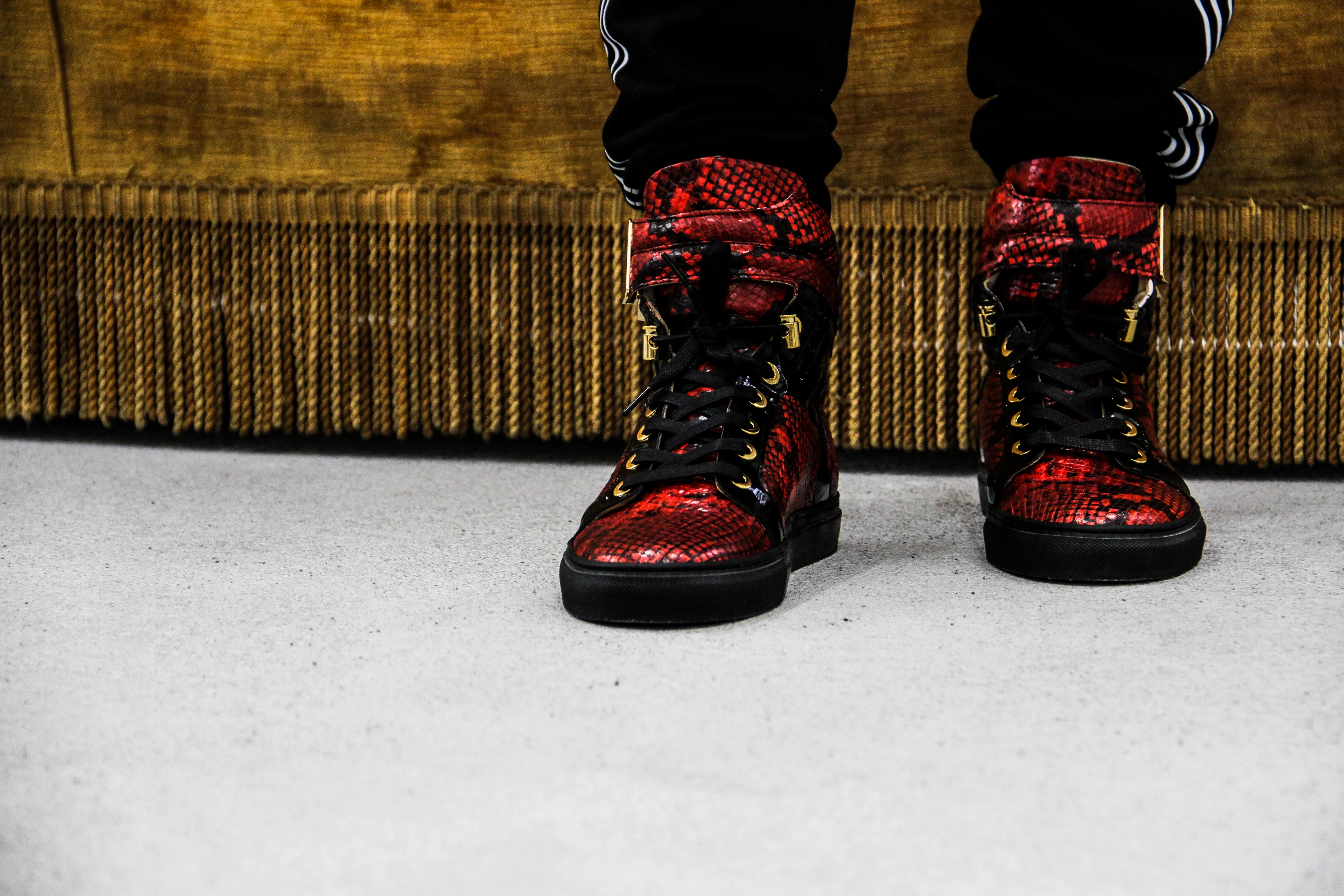 Black Soul Red | Black | Python Mat for NEYMAR | Limited Edition