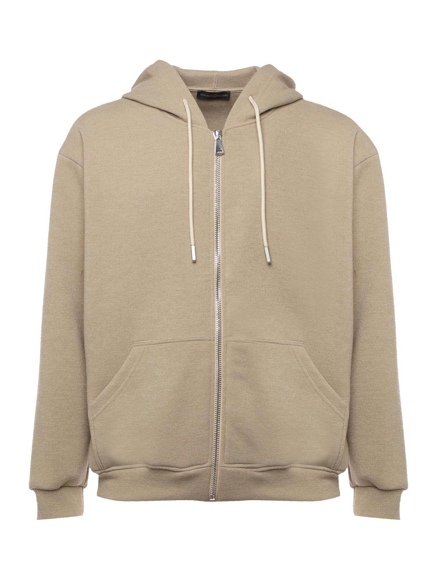 Zip-up | Sweatshirt | Beige