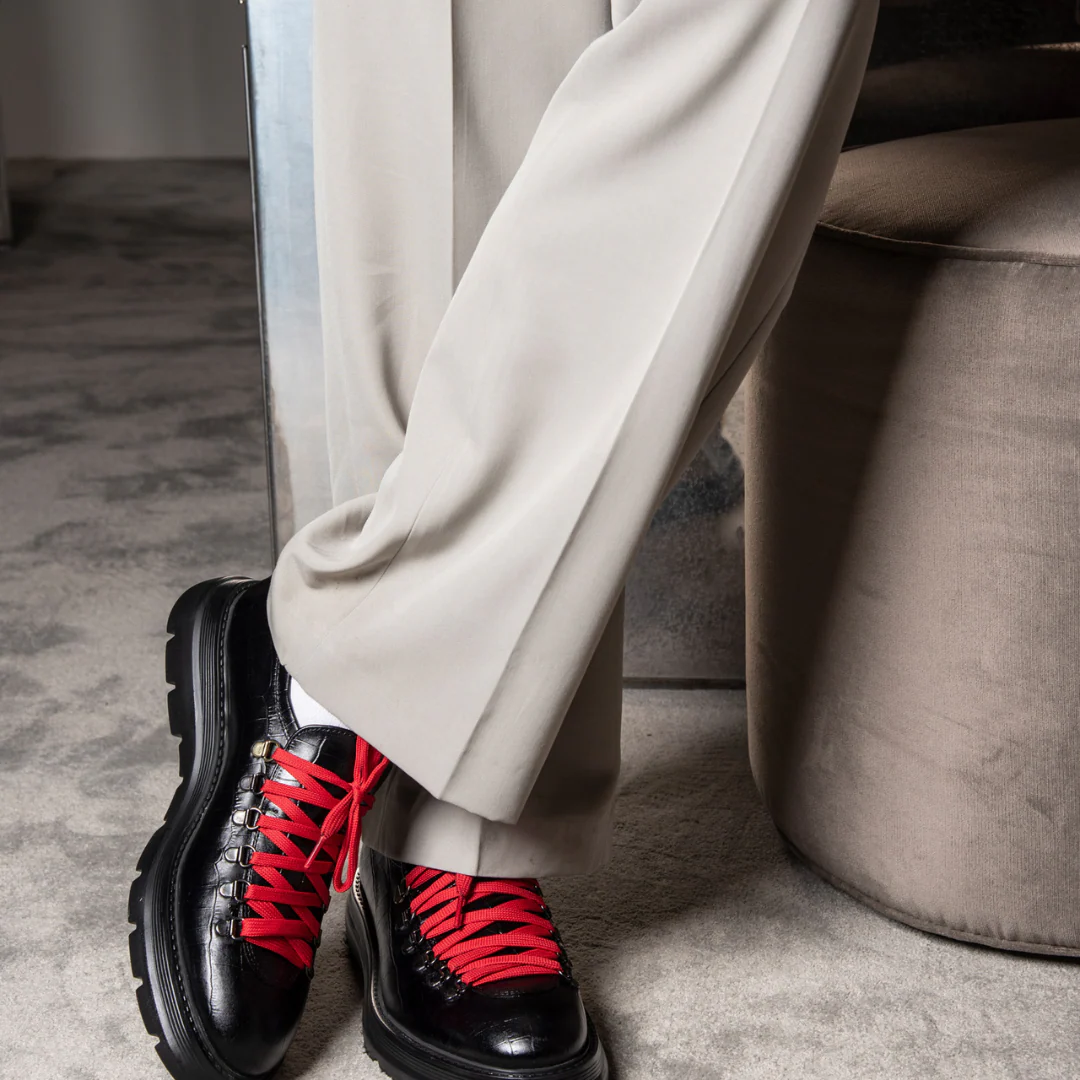 Pyso Mocassins | Black | Leather