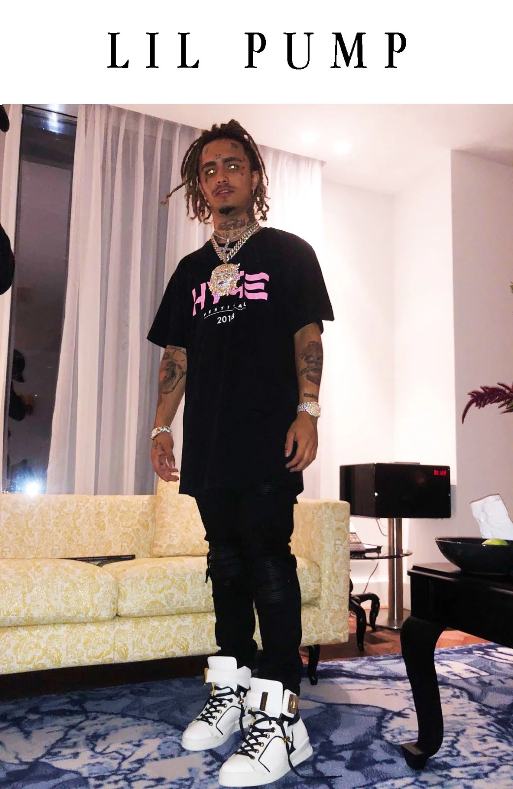 Black Soul White | Black Leather X LIL PUMP | Limited Edition