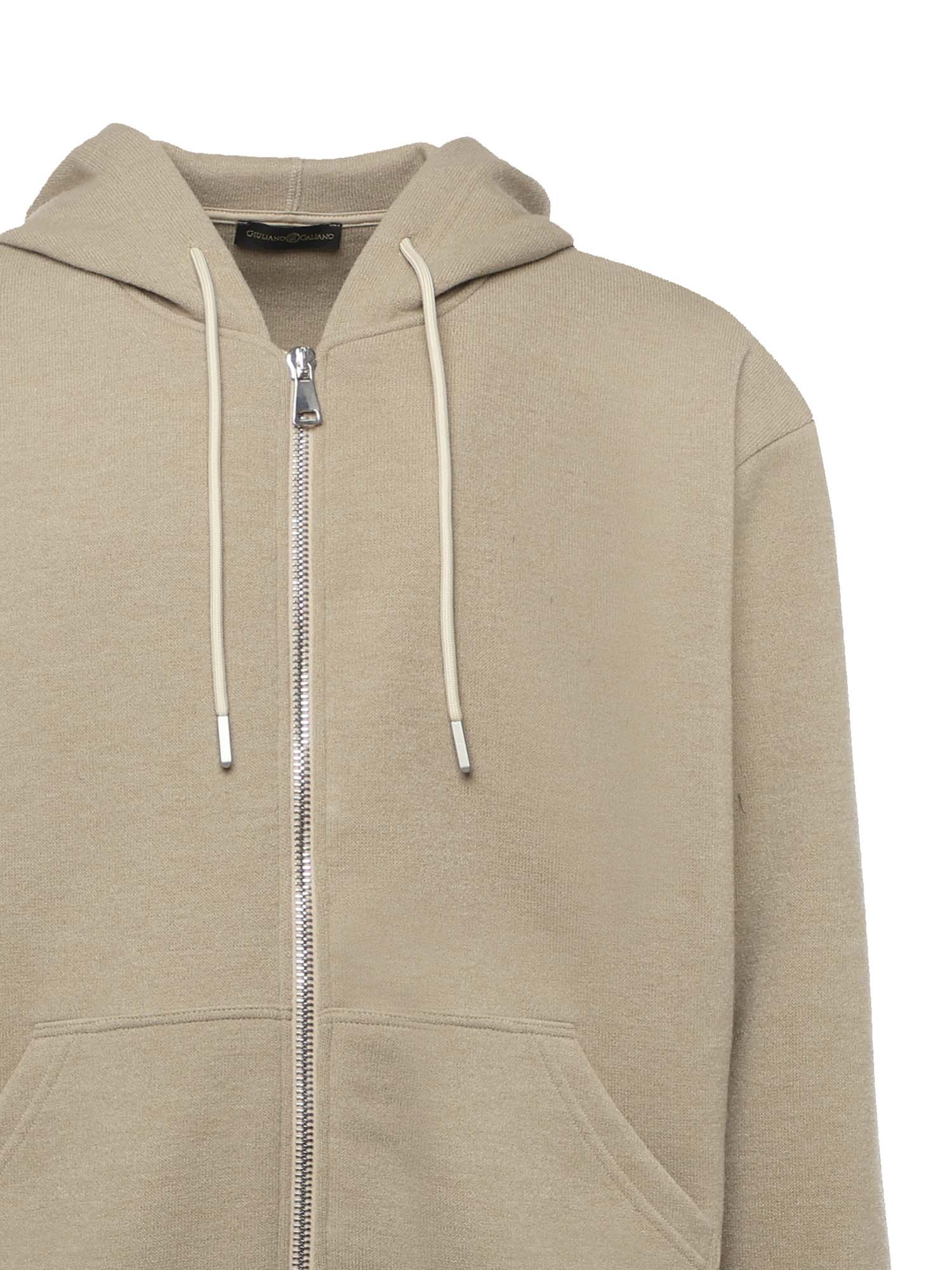 Zip-up | Sweatshirt | Beige