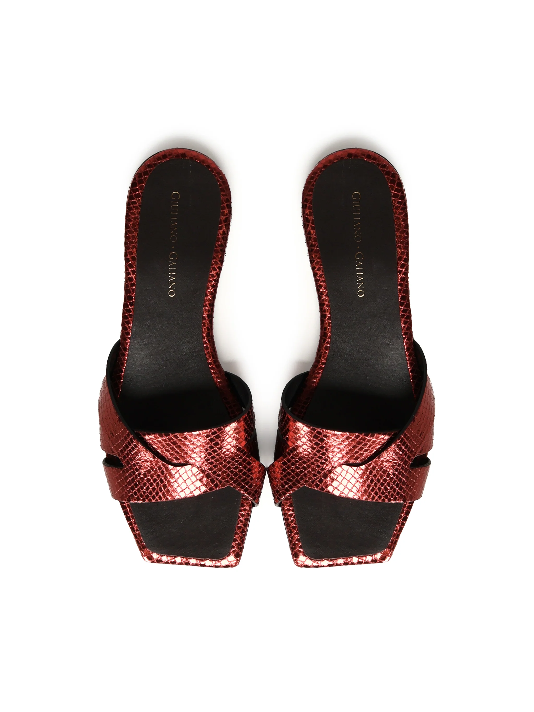 Miryam Flat Sandals | Bordeaux