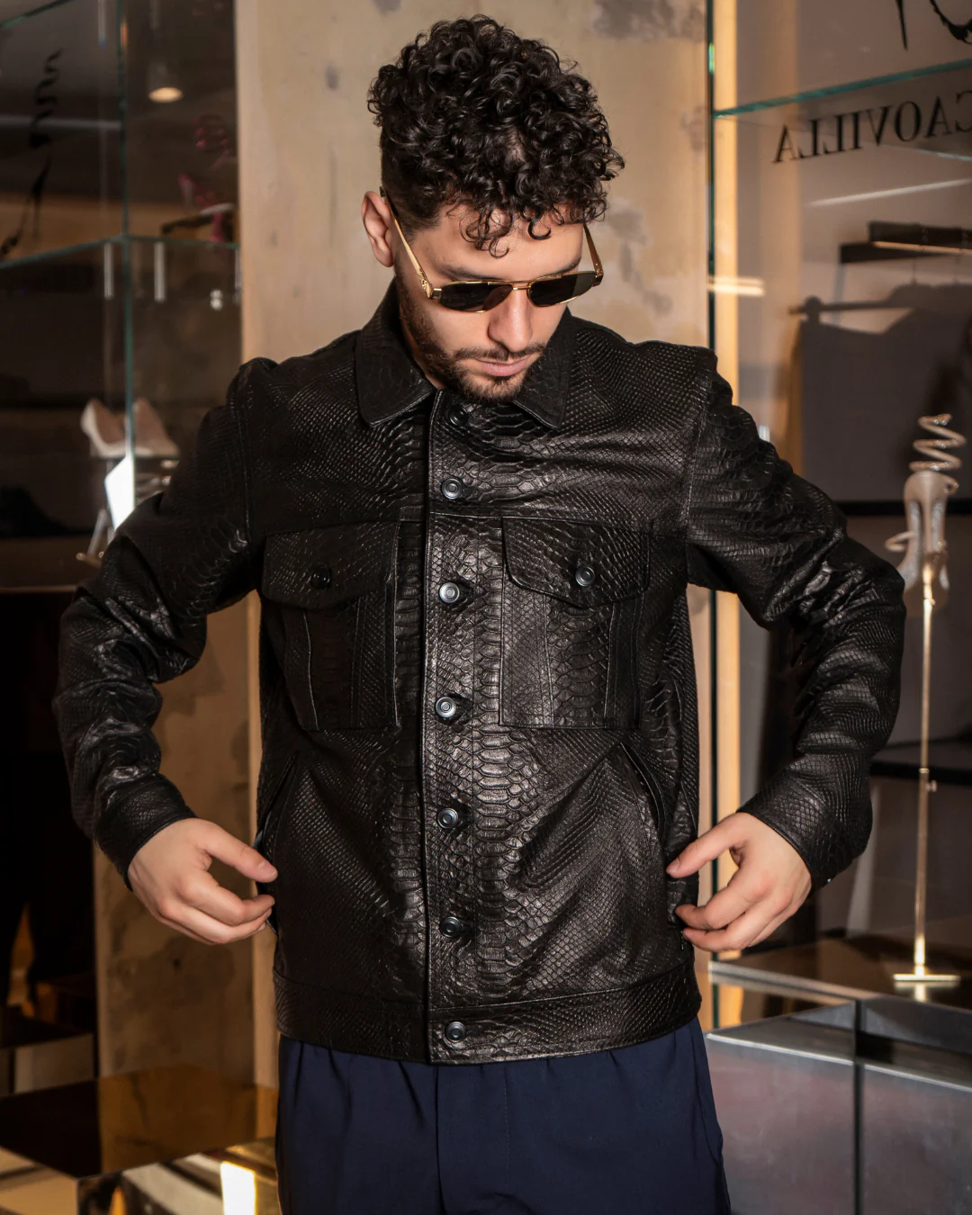 Julius Caesar leather jacket