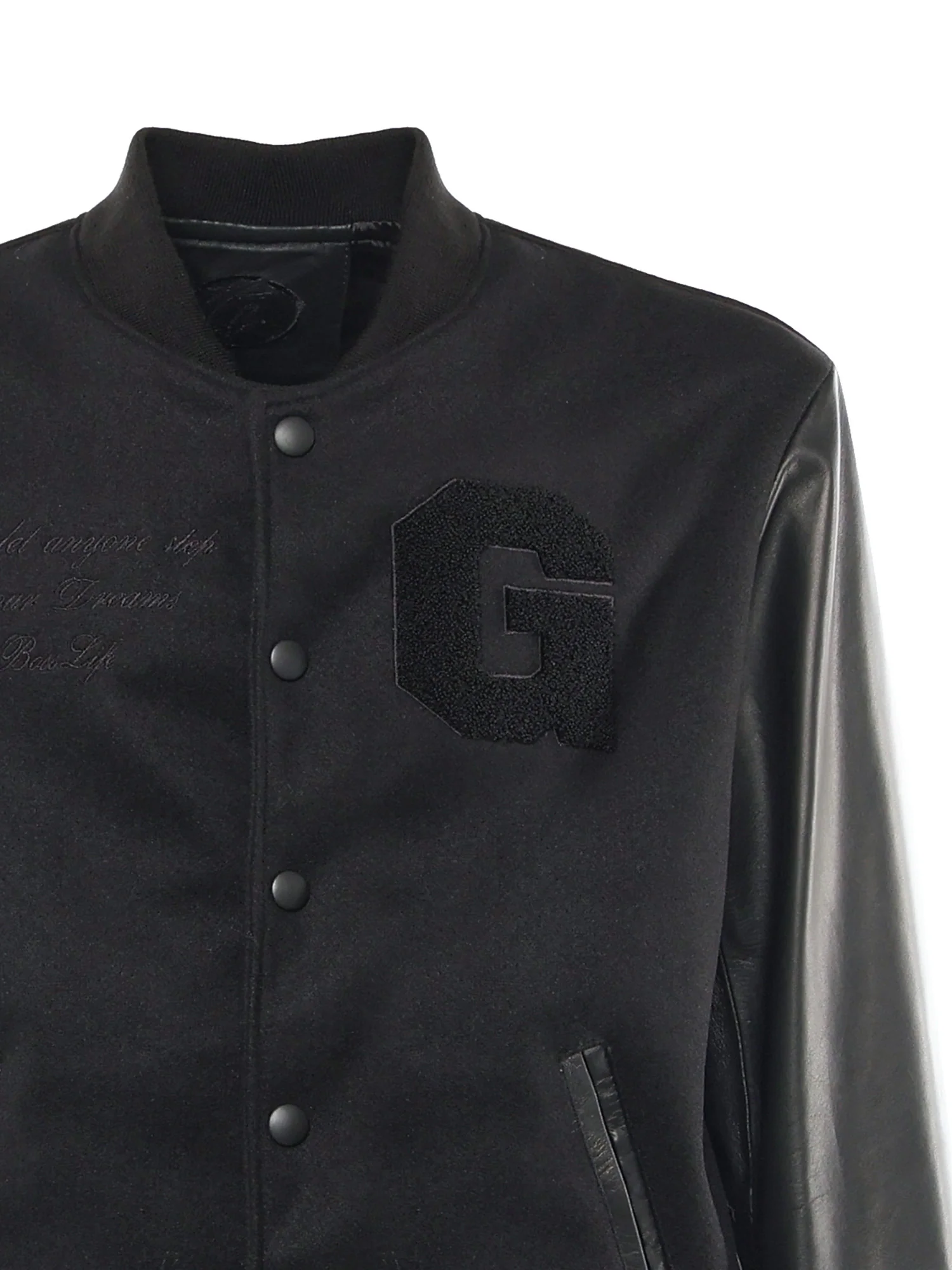 #Bosslife Varsity Jacket | Black