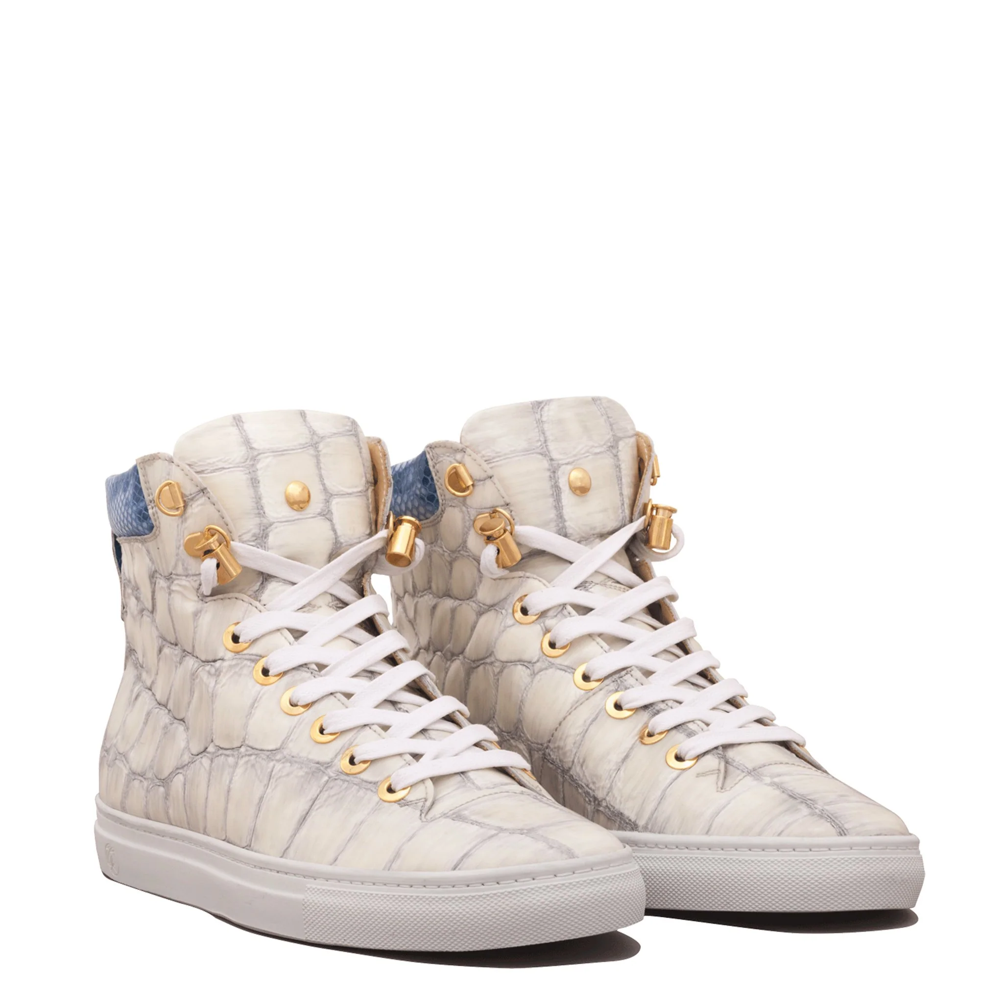 No Limits High White | Blue | Croc Style | Limited Edition