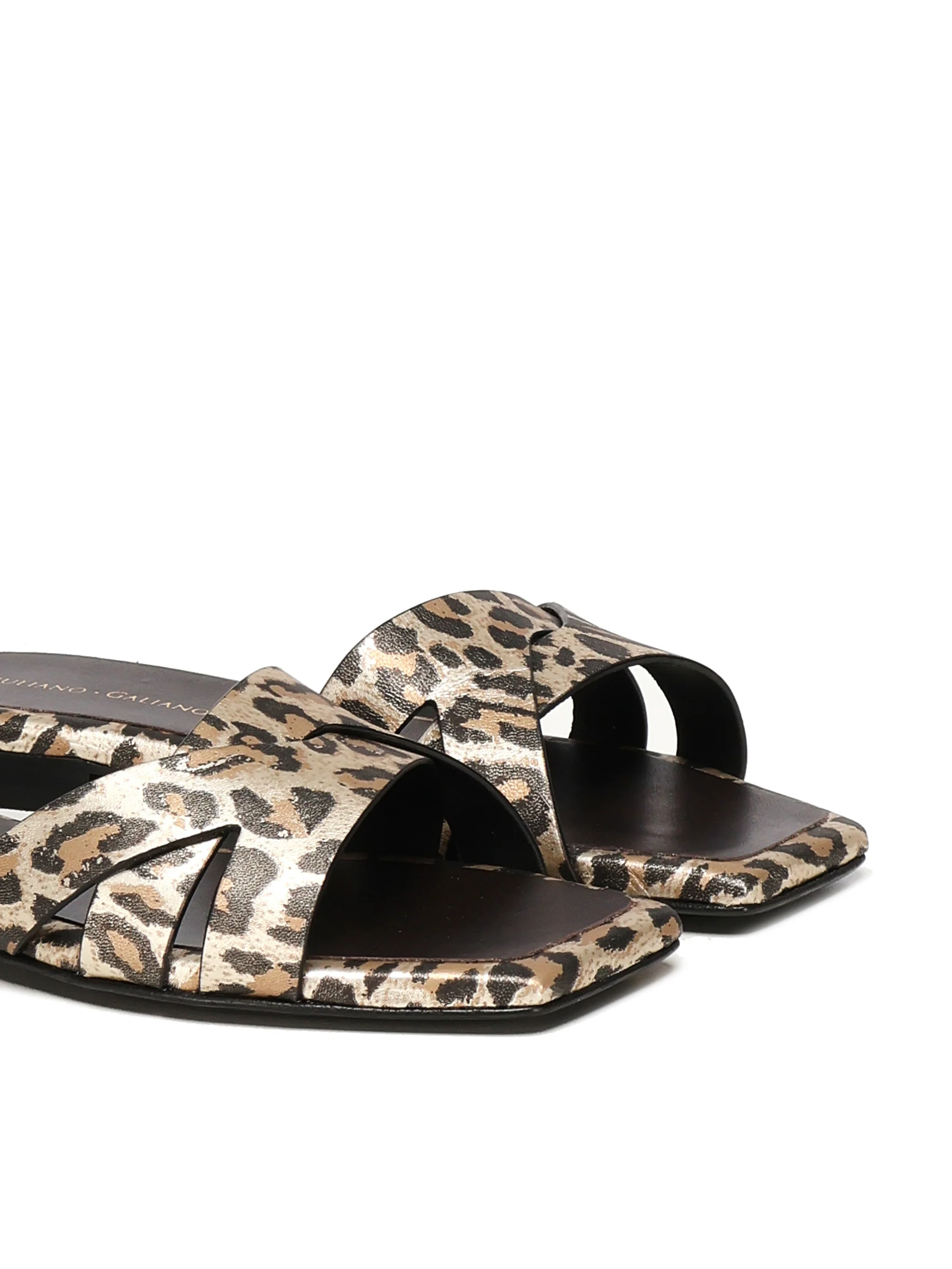 Miryam Flat Sandals | Leopard