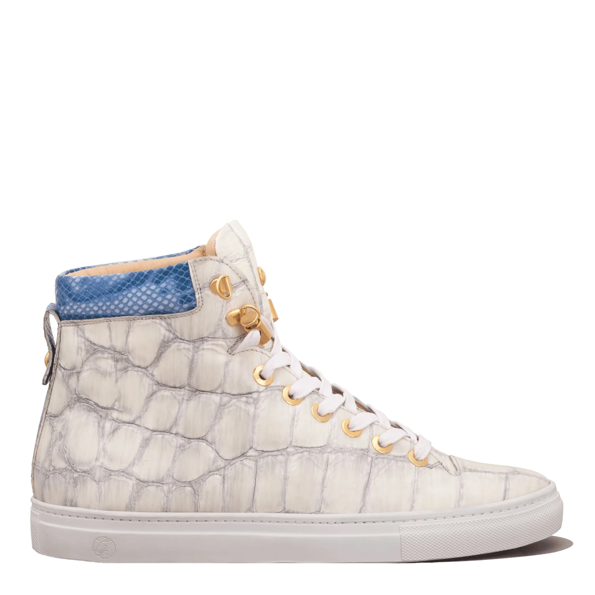No Limits High White | Blue | Croc Style | Limited Edition