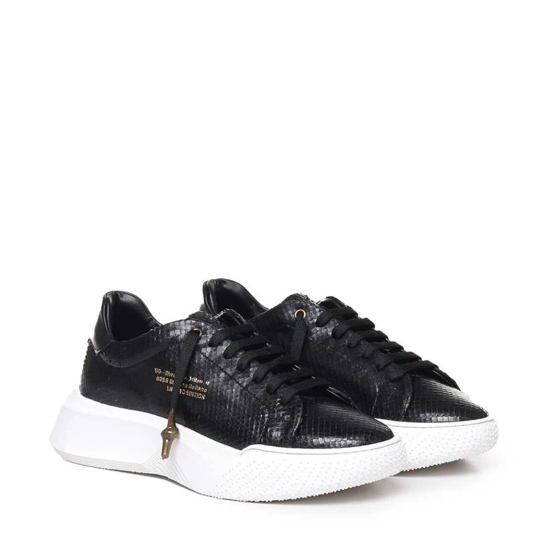 Nemesis | Black python leather