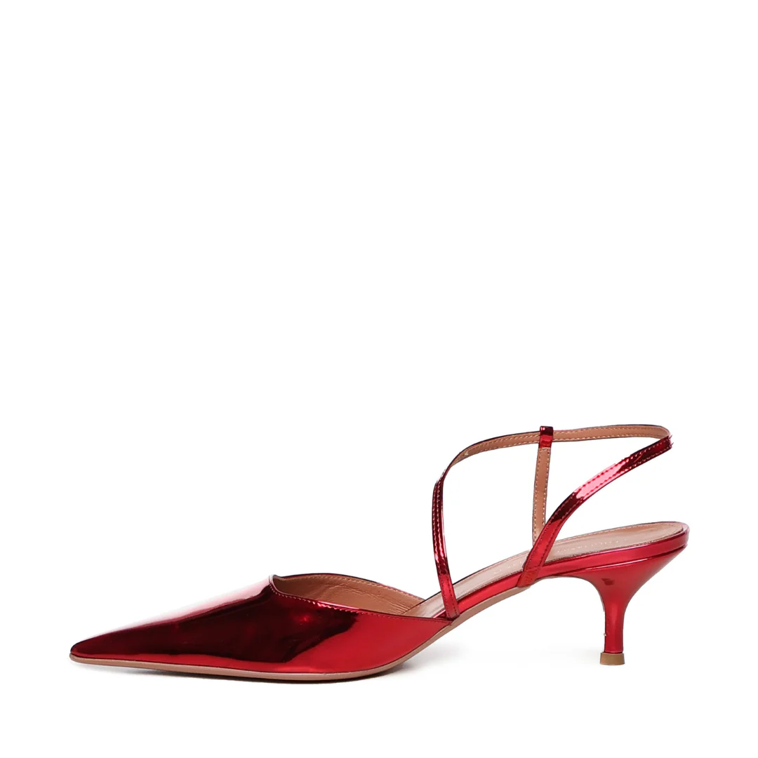 Demi Sandal | Pelle | Cherry