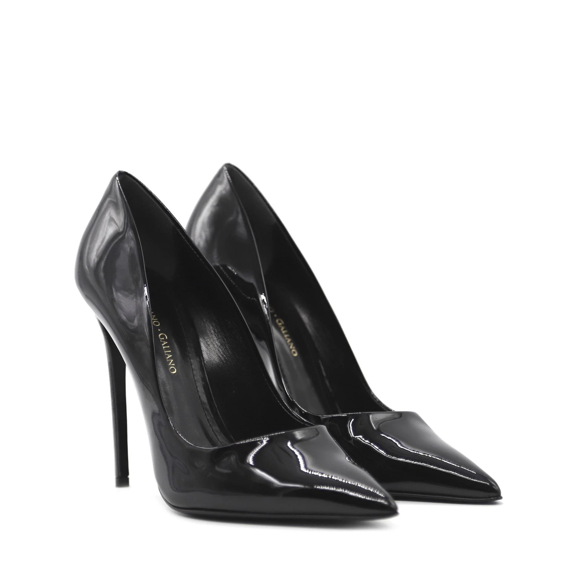 Décolleté Amanda | Nero | Pelle Verniciata