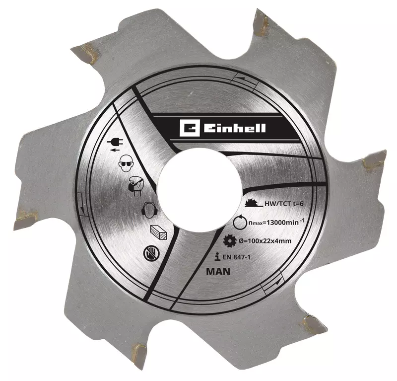 Milling blade 100x22x4,0mm 6T.