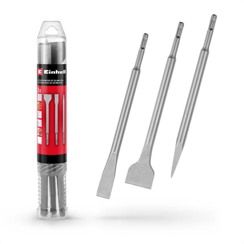 SDS PLUS chisel Set 3pcs 250mm
