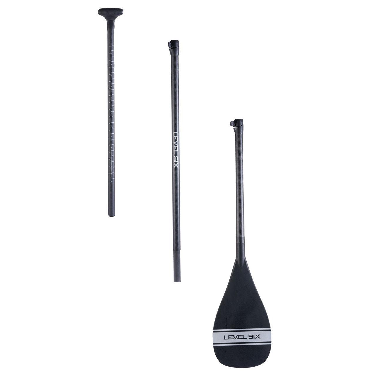 Level Six 3-Piece Carbon SUP Teardrop Paddle