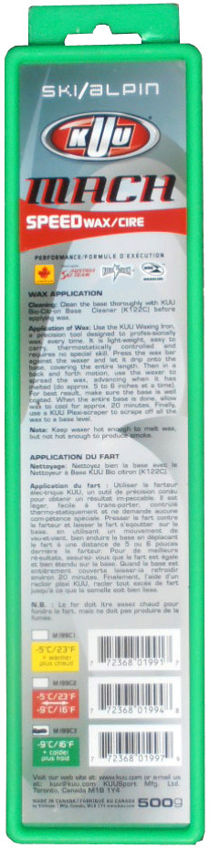 Kuu Mach Alpine Speedwax 500g