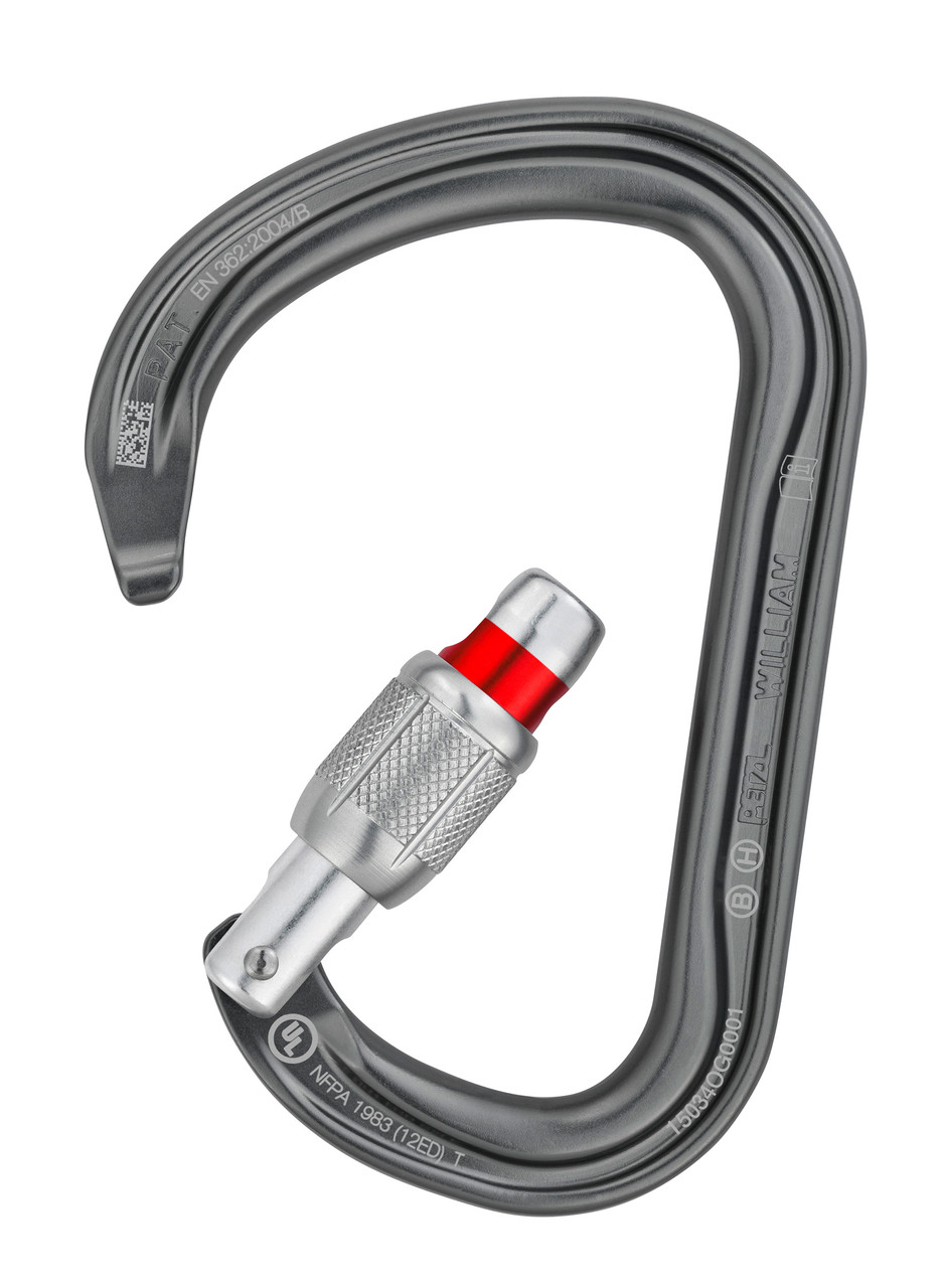 Petzl William Screwgate Locking Carabiner