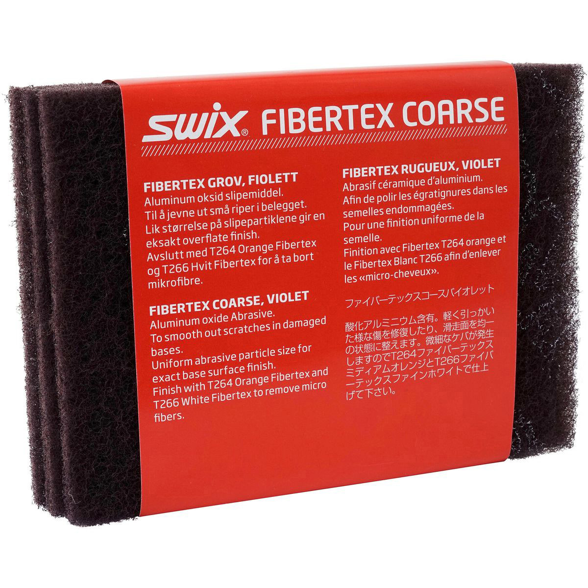 Swix Fibertex Coarse Violet - 3 pcs