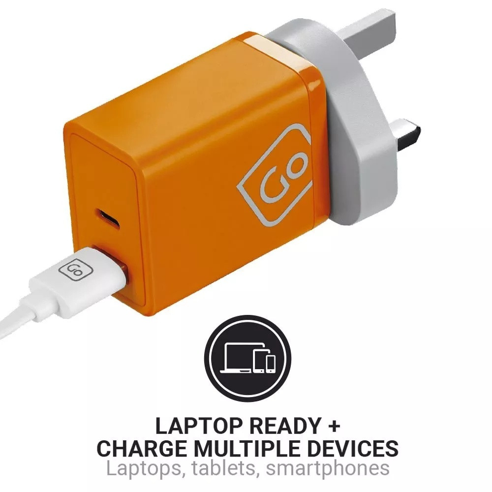 Go Travel Worldwide Travel Adapter with USB A  & C GaN Charger + (65W PD)