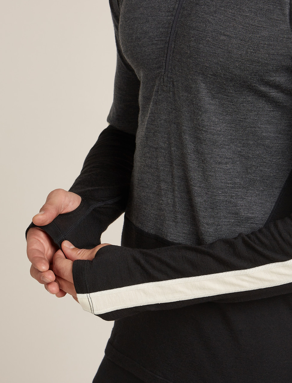 icebreaker Merino 200 Oasis+ Long Sleeve Half Zip Hoodie - Men's