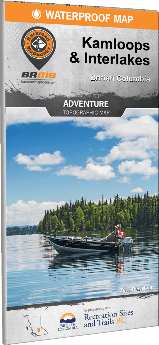 Backroad Mapbooks BC Fishing Hwy 24 & Land of Hidden Waters Waterproof Map