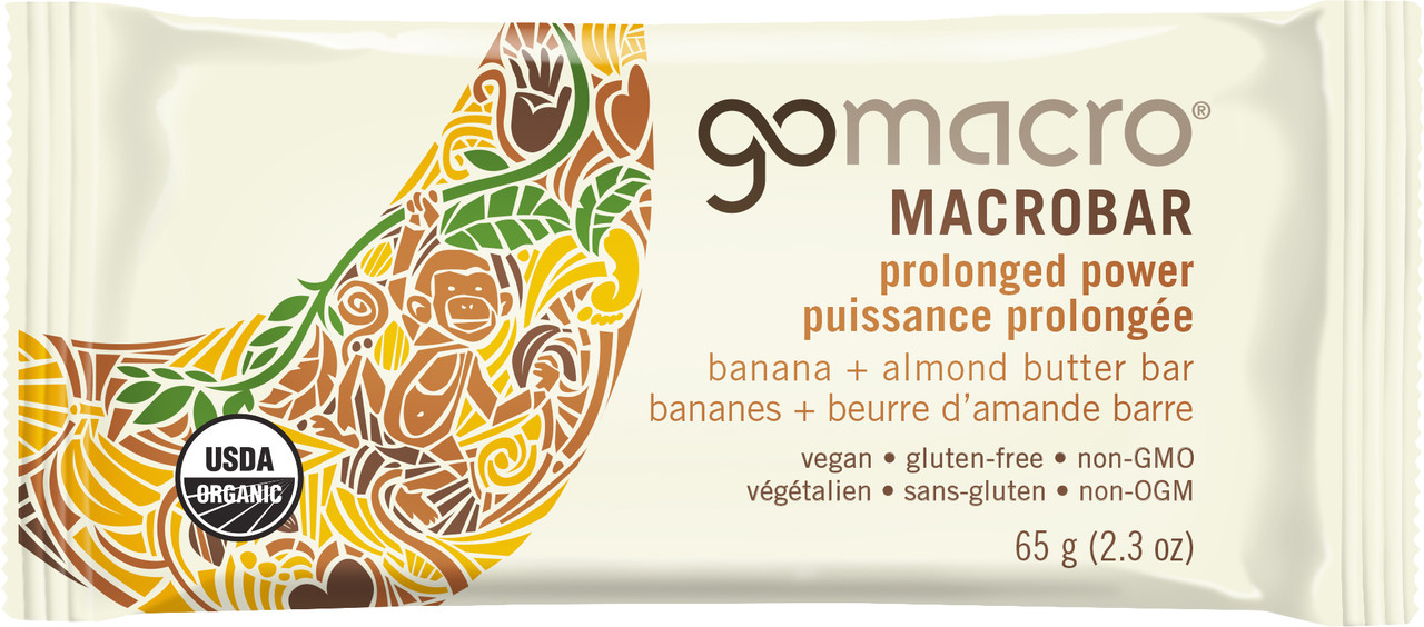 GoMacro Banana + Almond Butter Bar