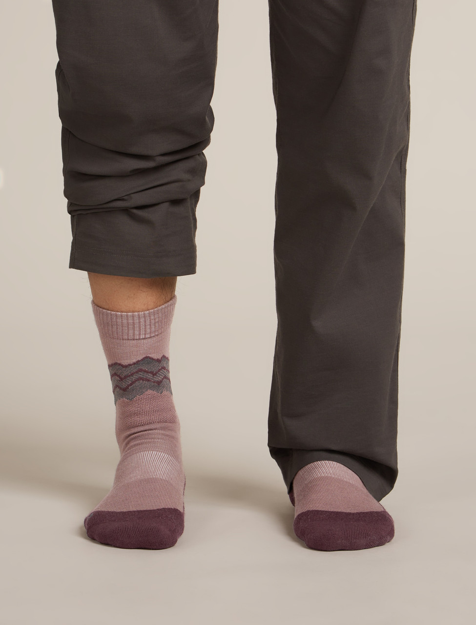icebreaker Hike+ Medium Crew Across the Peaks Socks - Men's