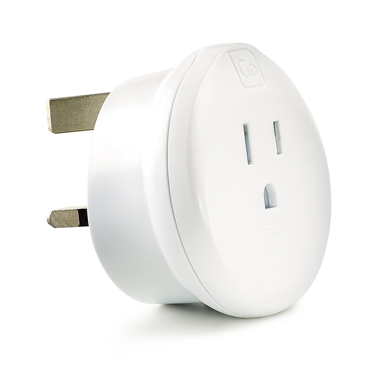 Go Travel North America to UK Travel Adapter