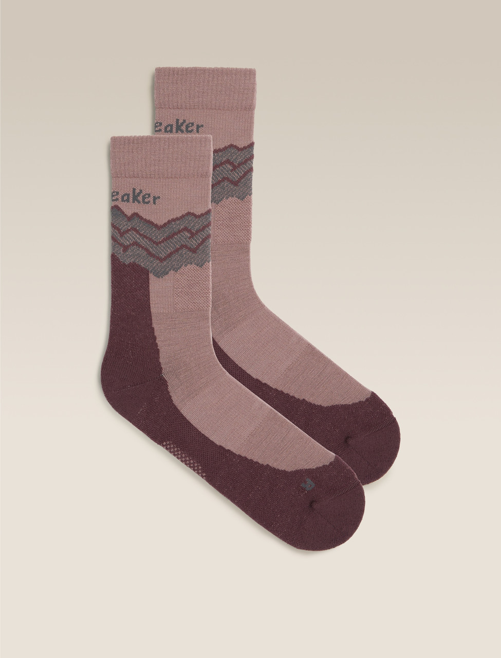 icebreaker Hike+ Medium Crew Across the Peaks Socks - Men's