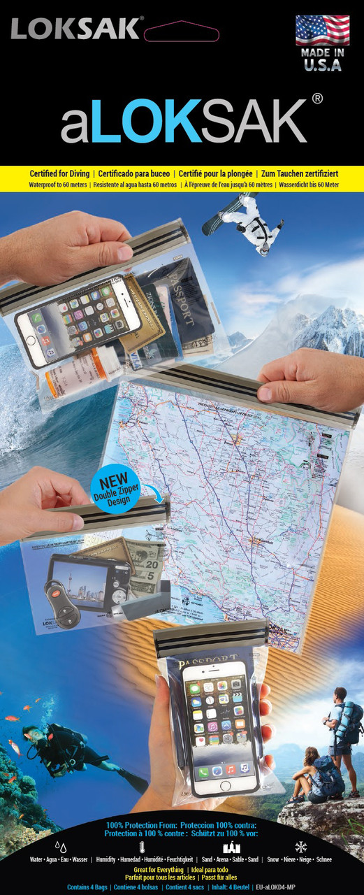 LOKSAK aLOKSAK Element Proof Bag Multipack