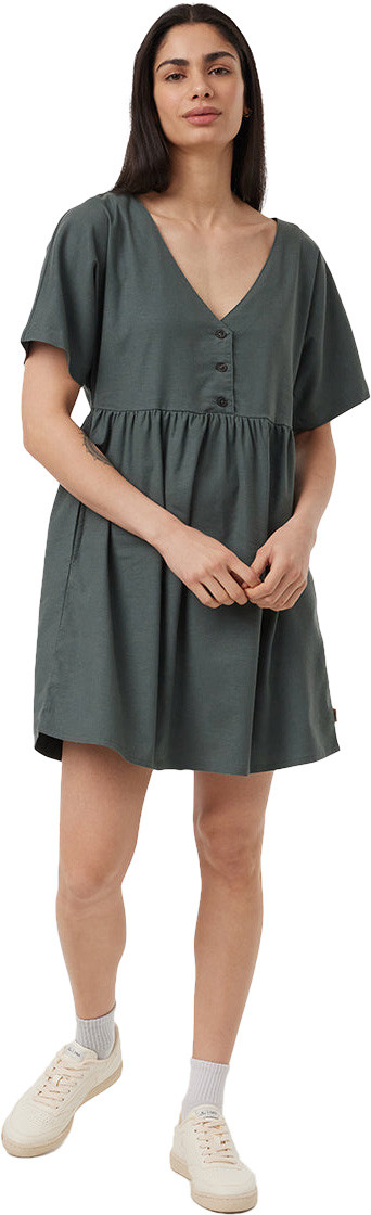 tentree Hemp Button Front Swing Dress - Women's