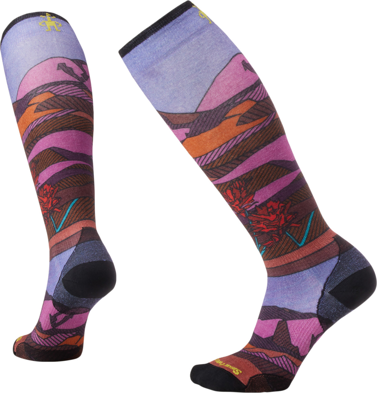 Smartwool Ski Zero Cushion Floral Field Print OTC Socks - Women's