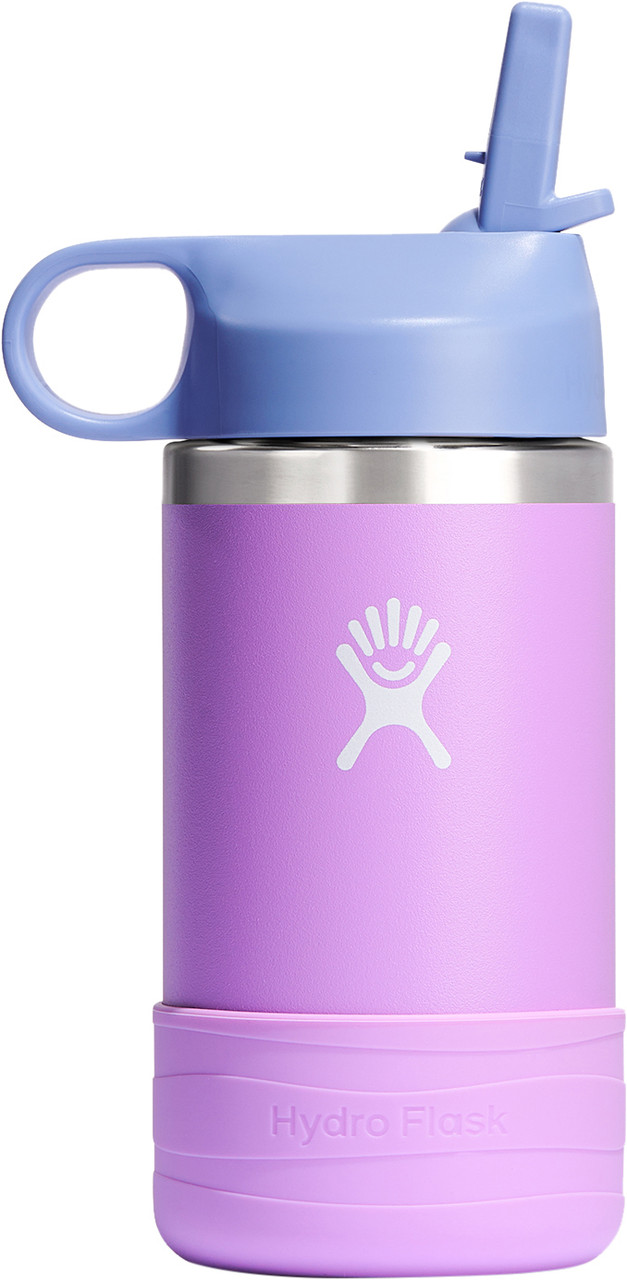 Hydro Flask Wide Mouth Straw Lid and Boot Bottle 355ml - Children to Youths