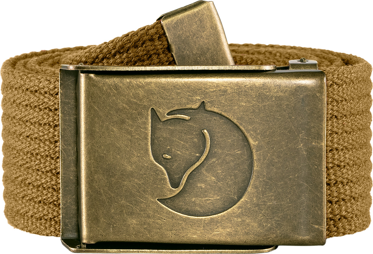 Fjallraven Canvas Brass Belt 4cm - Unisex