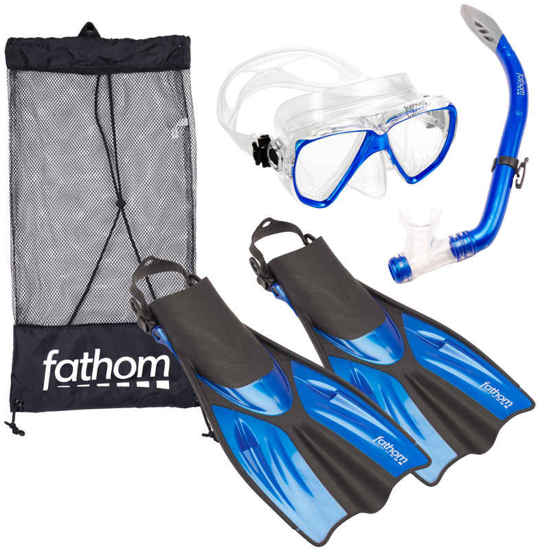 Fathom Los Cabos Mask, Snorkel and Fin Set
