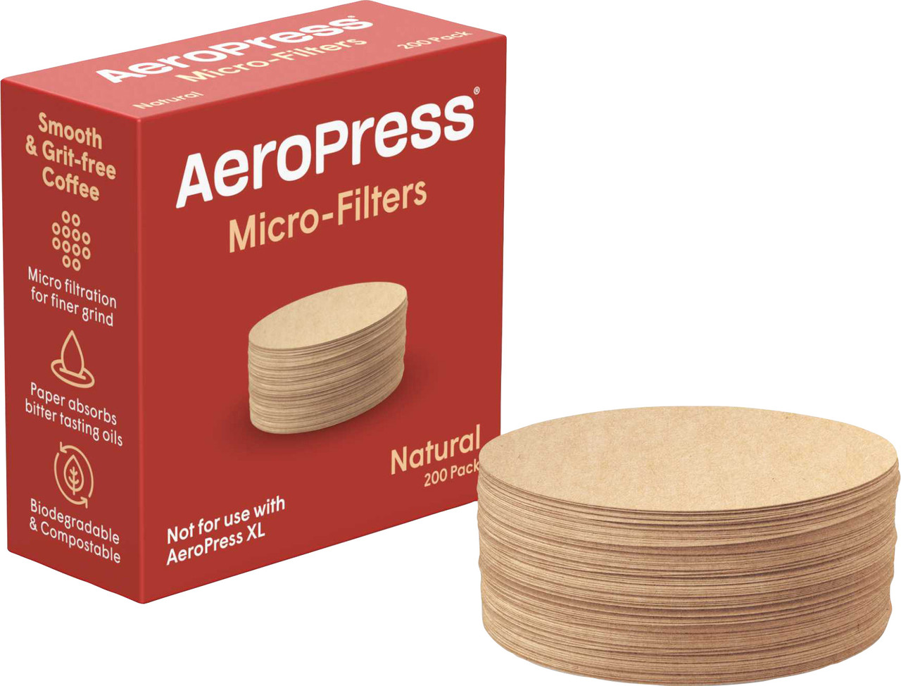 Aeropress Natural Paper Coffee Filter