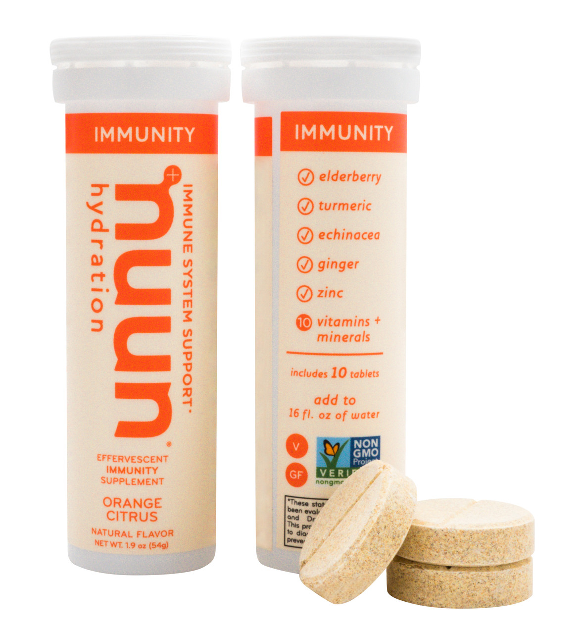 Nuun Hydration Immunity Tablets Orange Citrus