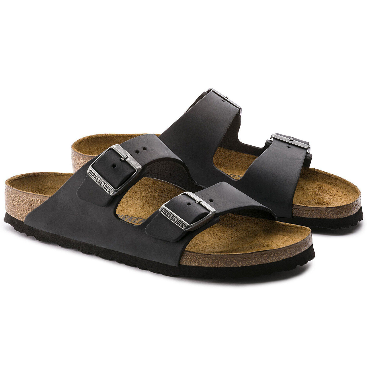 Birkenstock Arizona CT Oiled Leather Sandals - Men's