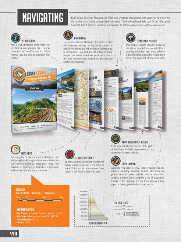 Backroad Mapbooks Thompson Okanagan BC