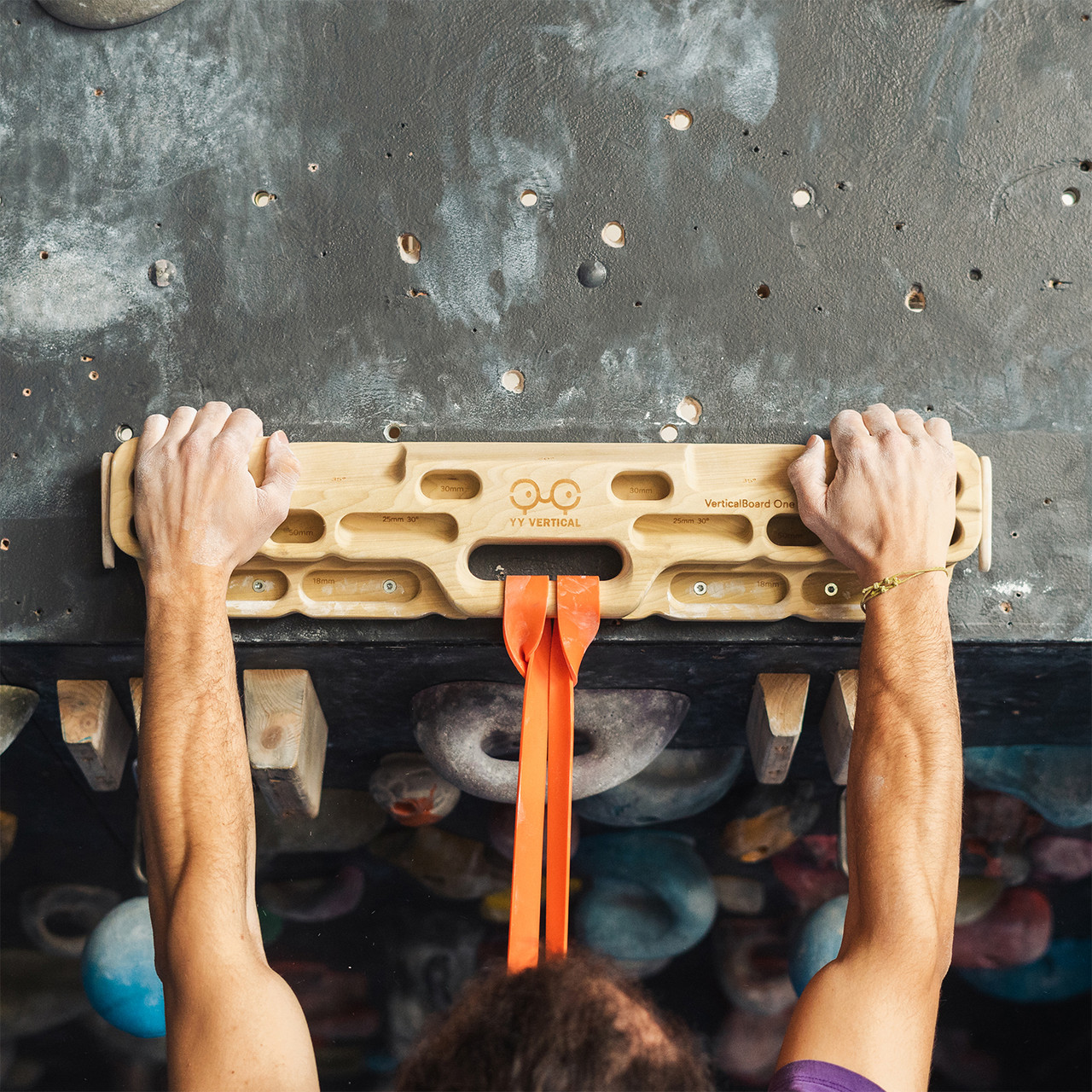 YY Vertical Vertical Board One Wood Hangboard