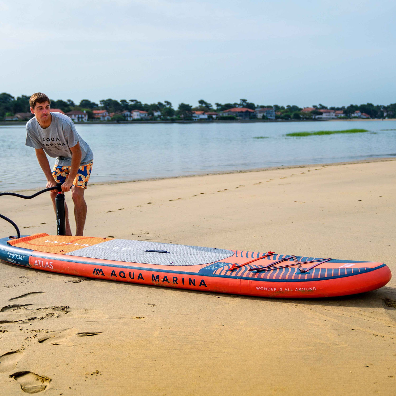 Aqua Marina Atlas 12'0" Advanced All-Around Inflatable SUP Package - Unisex