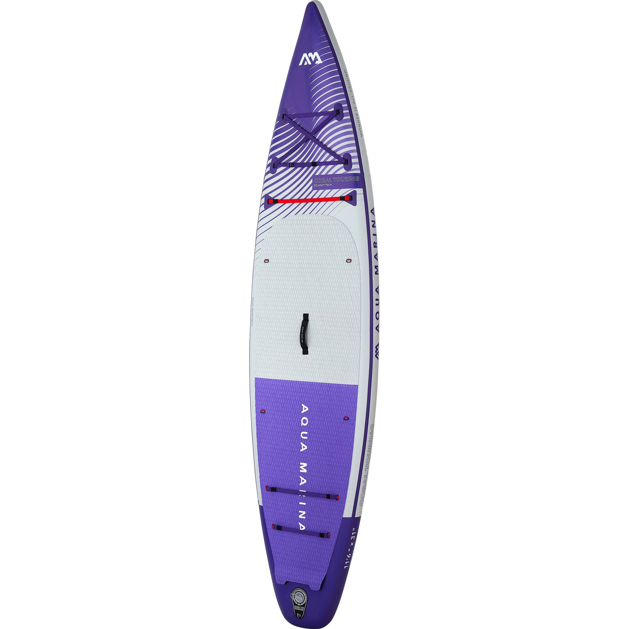 Aqua Marina Coral 11' 6" Touring Inflatable SUP Package - Unisex