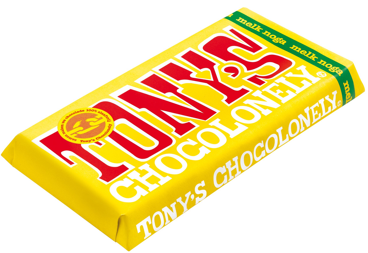 Tony's Chocolonely Milk Chocolate Honey Almond Nougat